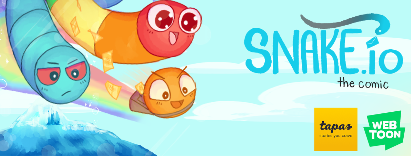 Snake.io: The Comics Now Available on LINE Webtoon & Tapas.io!