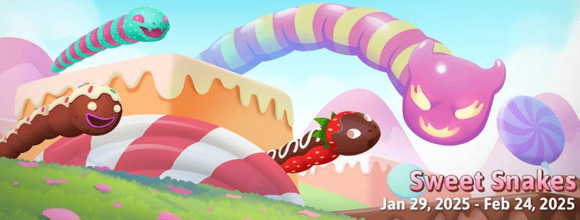 Snake.io February 2025 Live Event: Sweet Snakes