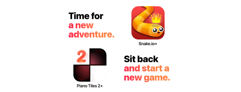 Snake.io+ and Piano Tiles 2+ Bringing Double Fun to Apple Arcade