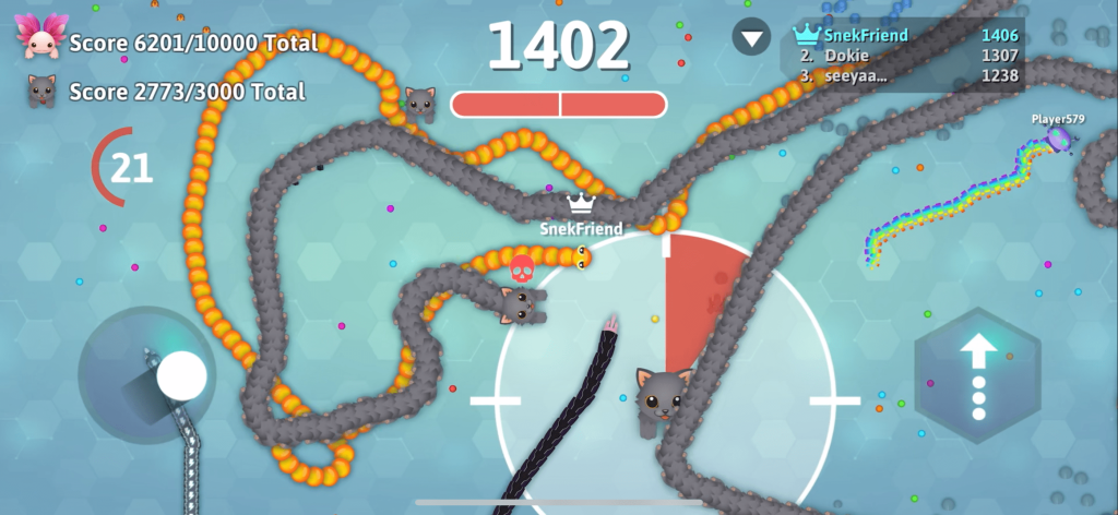 How to Defeat the Boss Snake in Snake.io 1 how to defeat boss snake 1 min