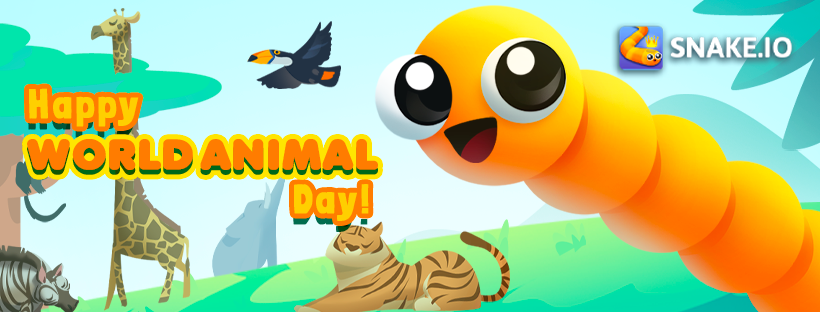 Celebrate World Animal Day with Snake.io!