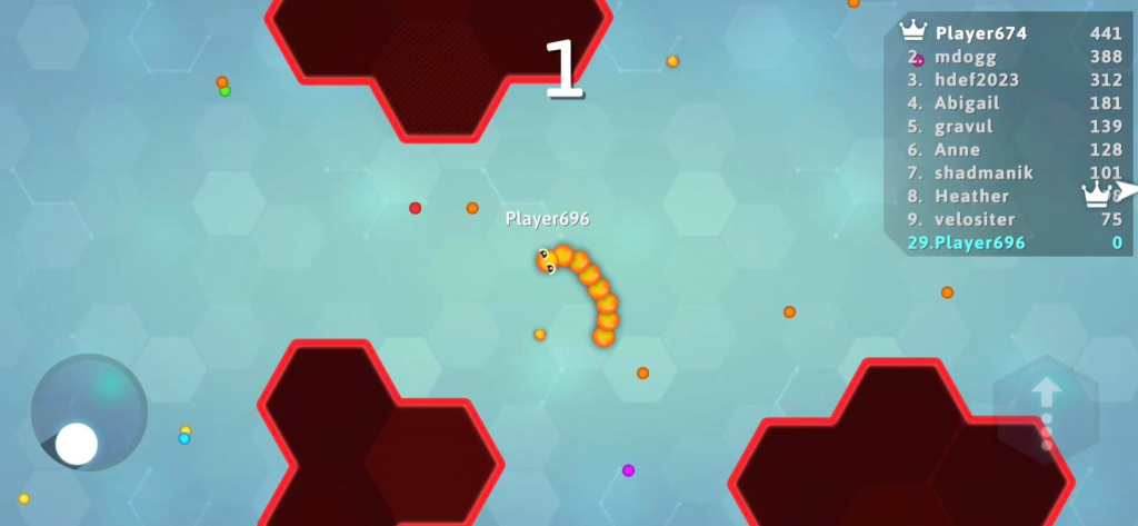 Exploring Snake.io Game Modes on Facebook Instant! 5 Screenshot of Hazard Run game mode
