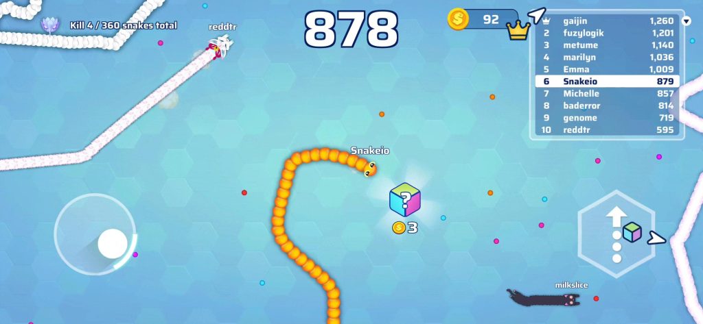 Screenshot of snake.io