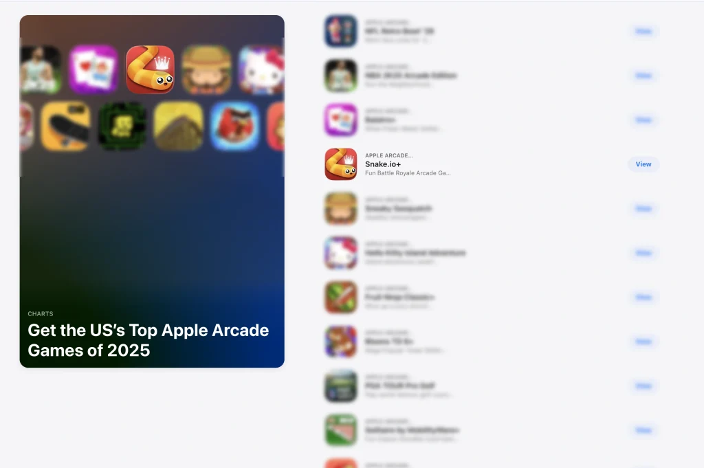 Snake.io Apple Arcade Screenshot
