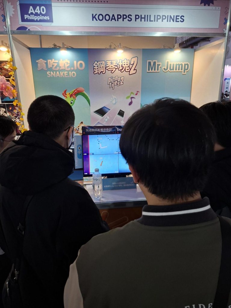 Photo of Snake.io game play on Taipei Game Show 2026 (3)