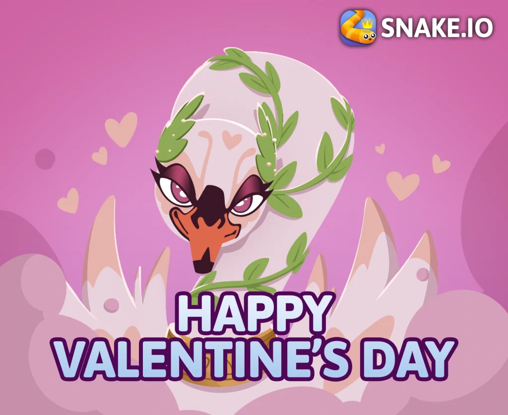 Snake.io Love Myth Valentine's Day Banner