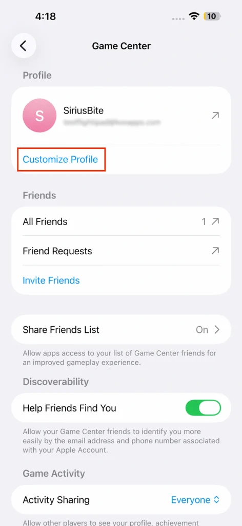 Snake.io gameplay game center settings