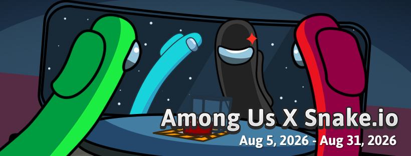 Snake.io August 2026 Live Event: Among Us x Snake.io